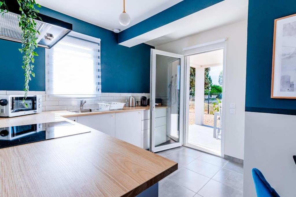 ☆ Blue Provencal Appartement ☆ Morieres-les-Avignon Dış mekan fotoğraf